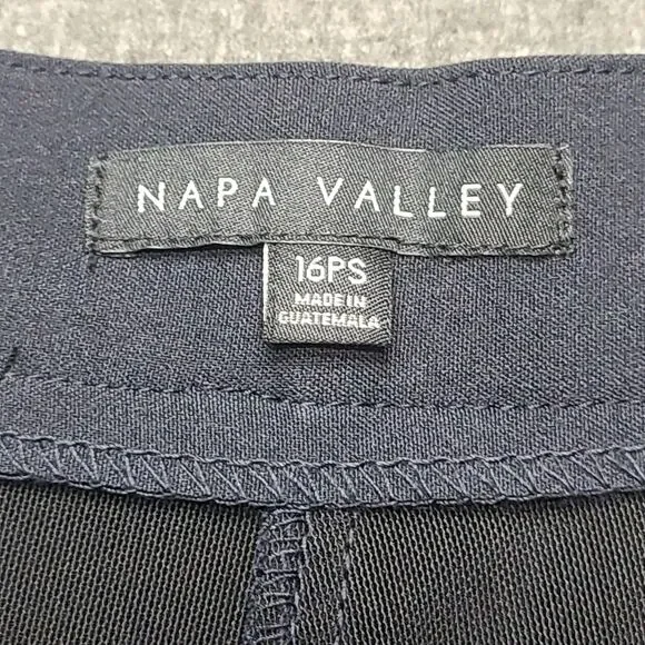 Napa Valley Pants‎ Womens 16PS Petite Stretch Comfort Career Office Workwear - Picture 5 of 9